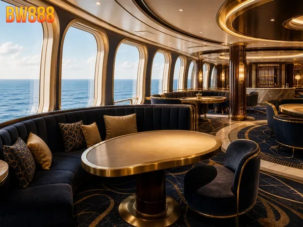 Layar permainan Boat of Fortune dengan elemen peta harta karun
